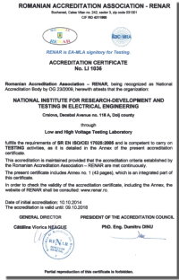 Certificat RENAR